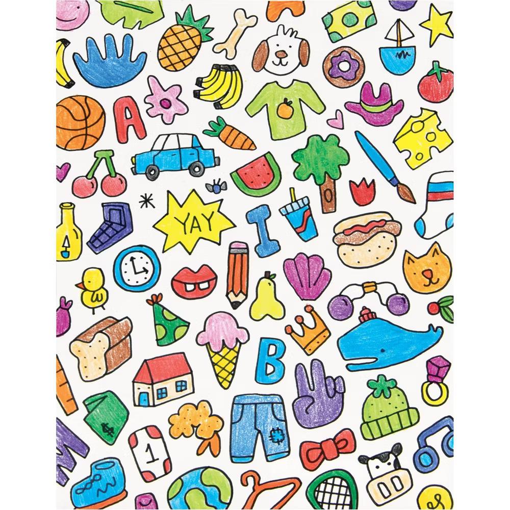 9"x12" Medium Weight Drawing Paper Pad - Sketch Pad for Kids, 40 Sheets, Uncoated, Glue Binding