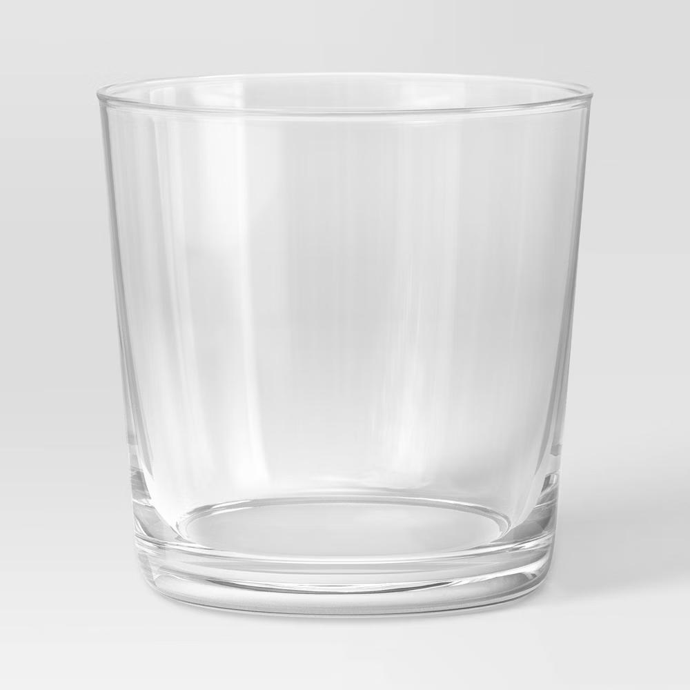 13.2 fl oz Glass Bower Short Tumbler Clear - Image 3