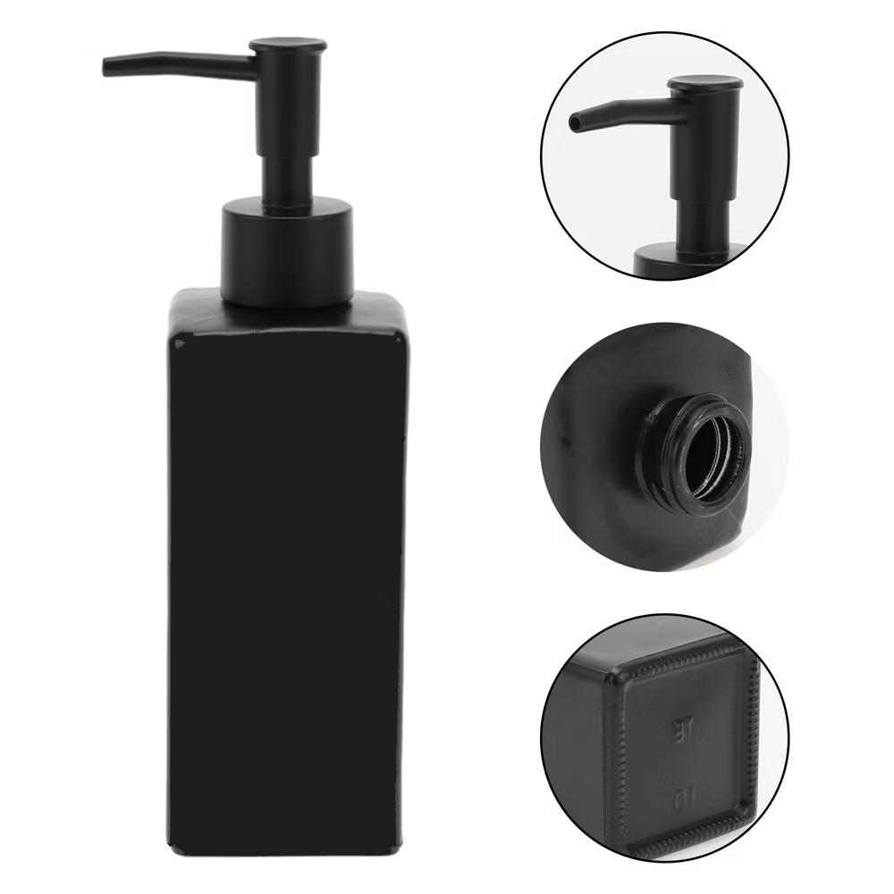 Elegant Square Soap Pump Dispenser for Laundry Rooms 350ml 1 Pc - Image 5