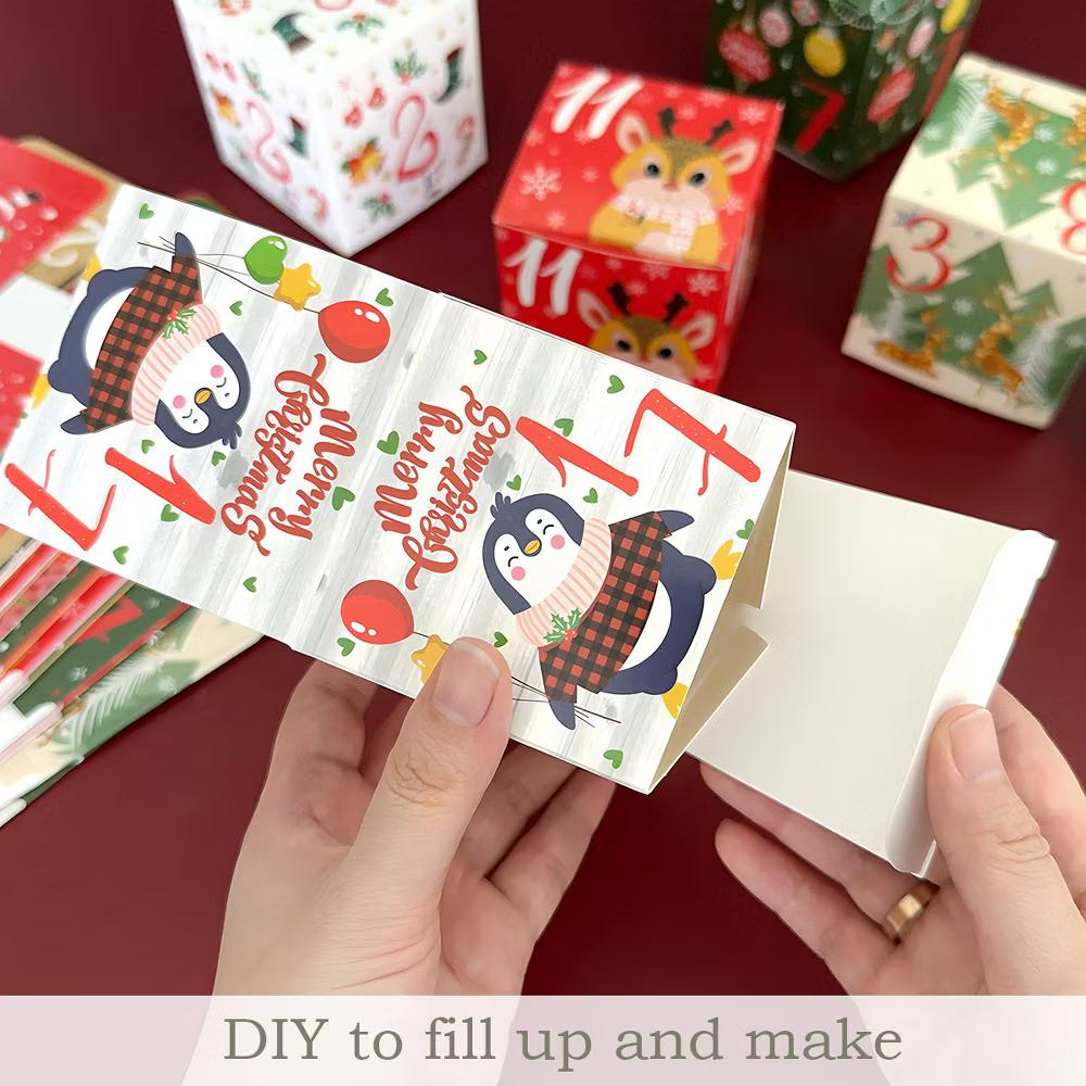 Christmas Advent Calendar Countdown Gift Boxes - Image 5