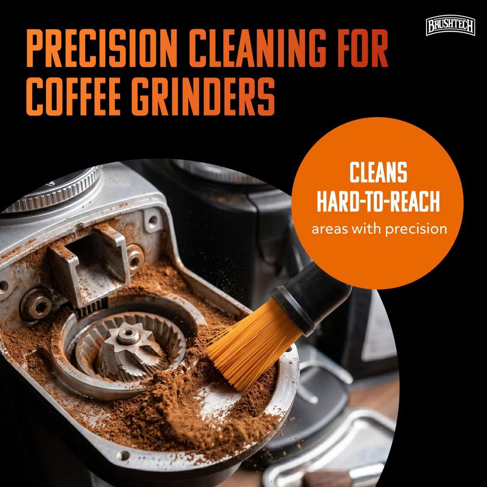 Brushtech Coffee Grinder Dusting Brush - Image 2