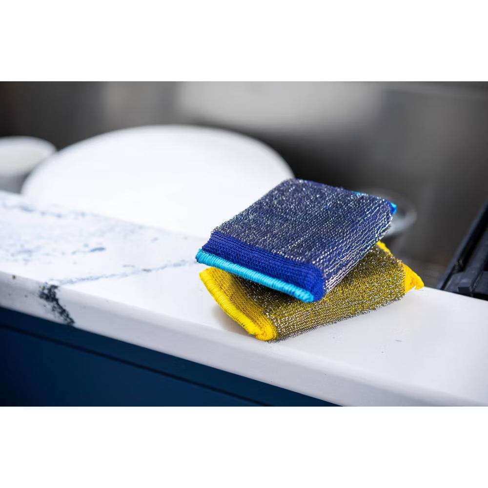 Heavy Duty Scouring Pad - 2ct: Foam, Steel Material - Image 15