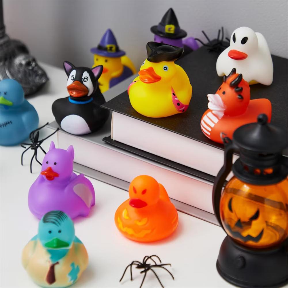 Halloween Party Supplies, Rubber Ducks Party Toys for Halloween Goodie Bag Fillers Decorations School Classroom Game Prizes Baby Bath Toy - Image 7