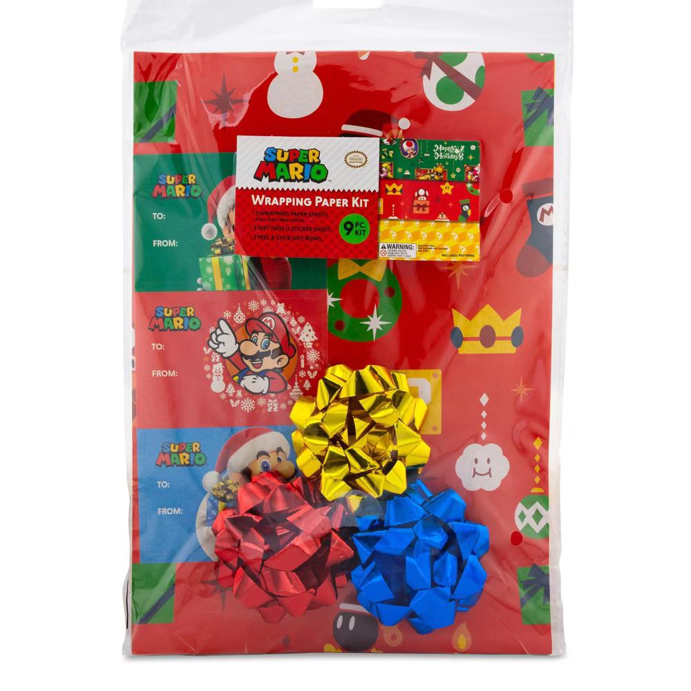 Bros. 9-Piece Holiday Wrapping Paper Kit - Image 2