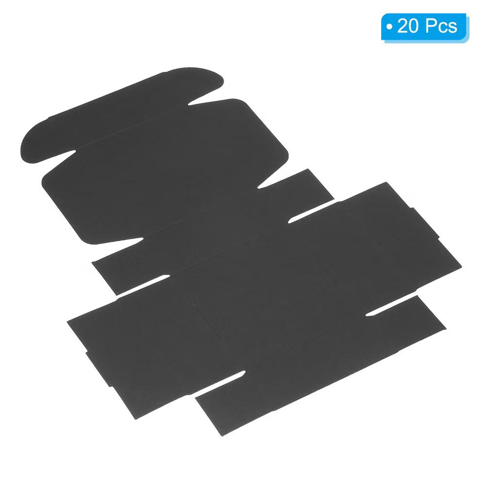 Paper Durable Sturdy Construction Customizable Soap Box 3.3" 3.3" 1.4" Black 20 Pcs - Image 2
