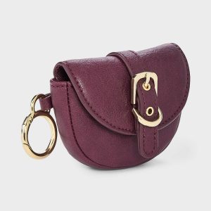 Flap Buckle Card Pouch Bag Charm
