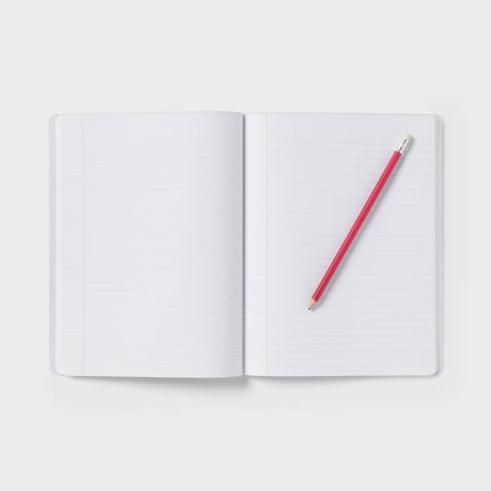 College Rule Composition Notebook 7.5"x9.75" Poly Cover 70 Sheets - Image 14