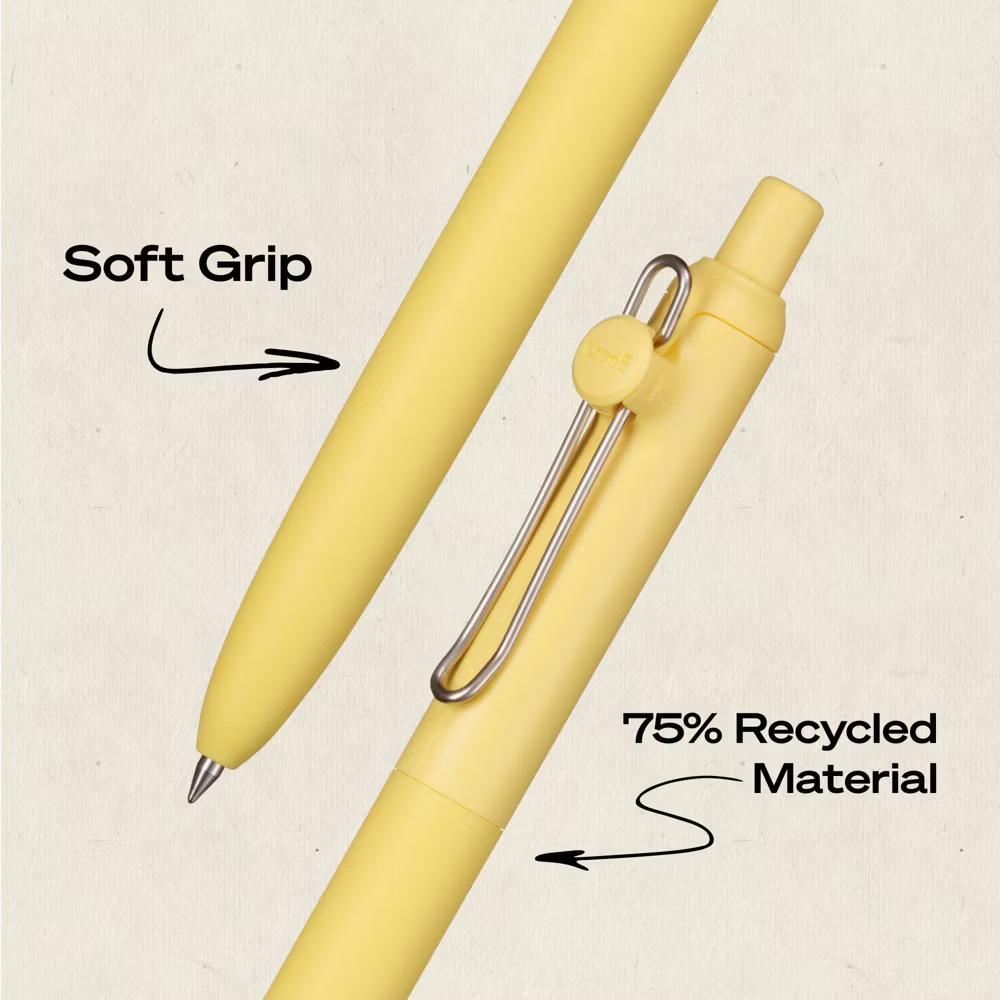 uniball Zento Retractable Liquid Gel Pens, 0.7mm Medium Point, Black Ink, Shoreline Barrel Colors, 8ct – Smooth, Quick-Drying Gel Ink - Image 2