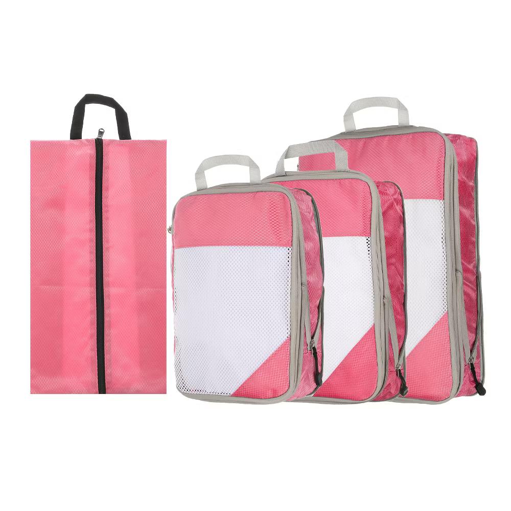 Suitcases Compression Packing Cube Waterproof Travel Luggage Organizers Bag 3 Pcs - Image 6