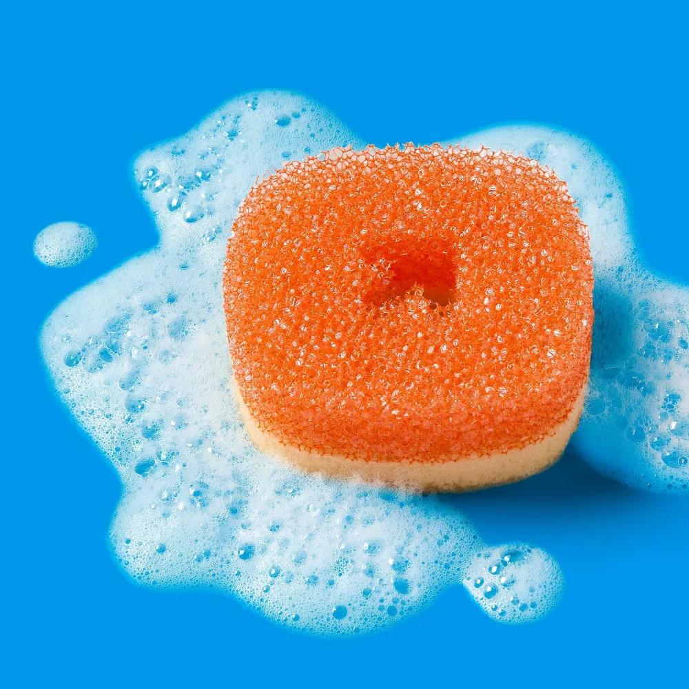 Double-Sided Temperature Sensitive Scrubber with Sponge - 5" Height