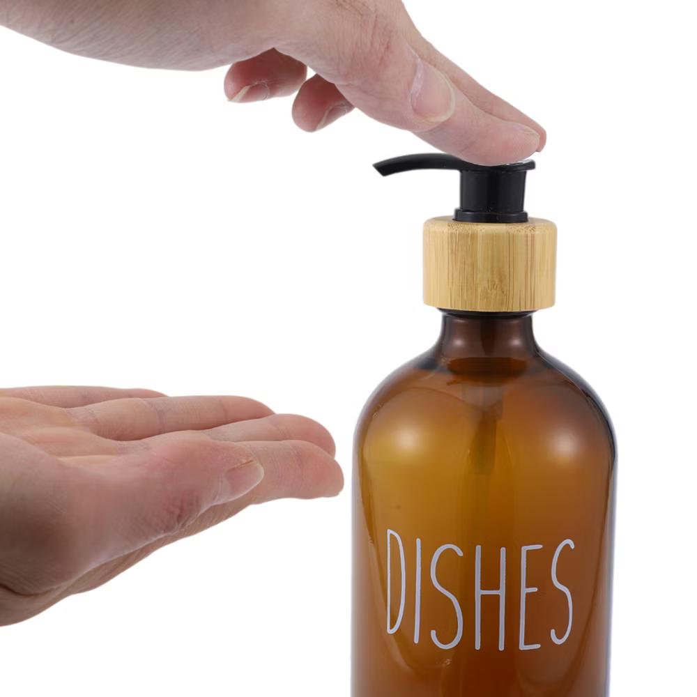 Elegant Contains the Letters DISHES Soap Pump Dispenser for Bathroom 16.9oz 1 Pc - Image 8