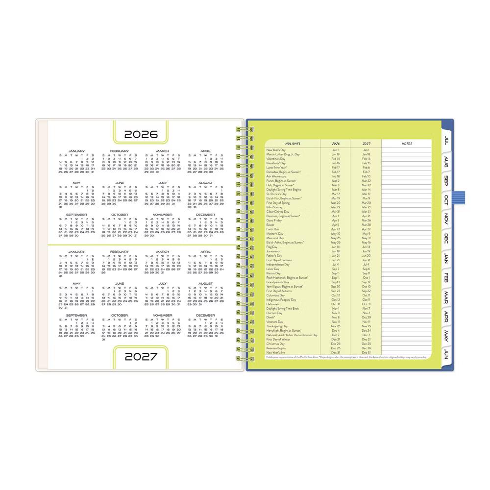 Blue Sky Your Year 7-12 Grade Weekly/Monthly Planner Wirebound 7"x9" Cream Collage - Image 4