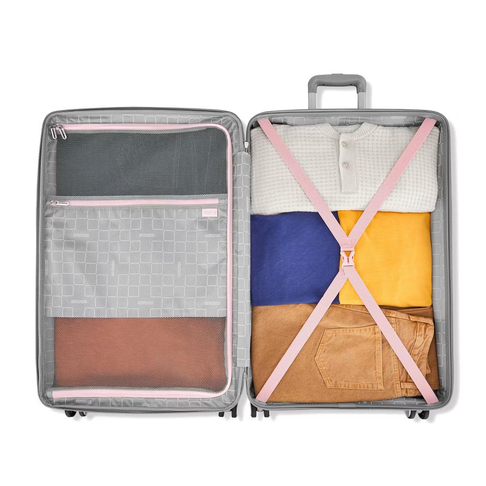 American Tourister Checked 2.0 Hardside Large Checked Spinner Wheels Suitcase - Image 13