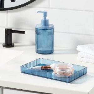 Ribbed Tray Blue