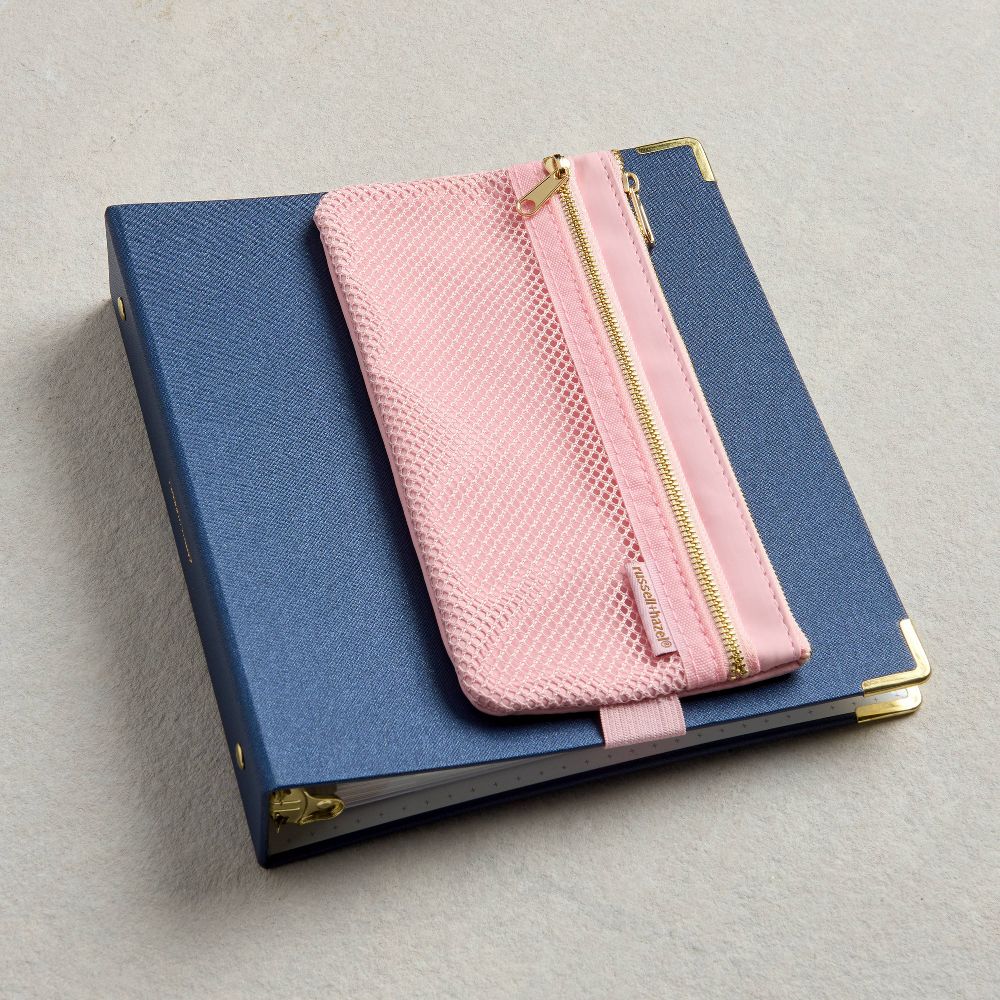 russell+hazel 8.25"x3.625" Pencil Pouch Consciously Curated Blush - Image 3