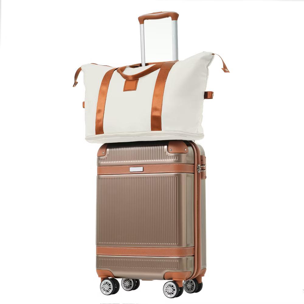 3 PCS ABS Lightweight Hard Shell Carry on Luggage(20") with Travel Bag, Spinner Wheels and TSA Lock - ModernLuxe - Image 19