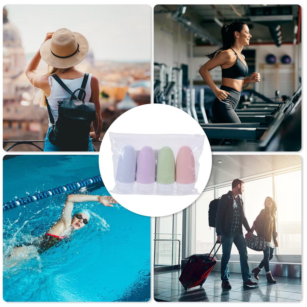 Refillable Silicone Travel Container Set 4 Pcs - Image 5