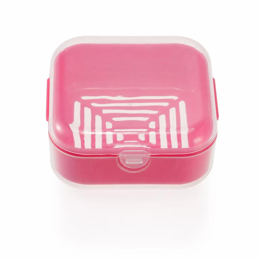 Square Double-layer Drain Soap Dish 1 Pc - Image 32