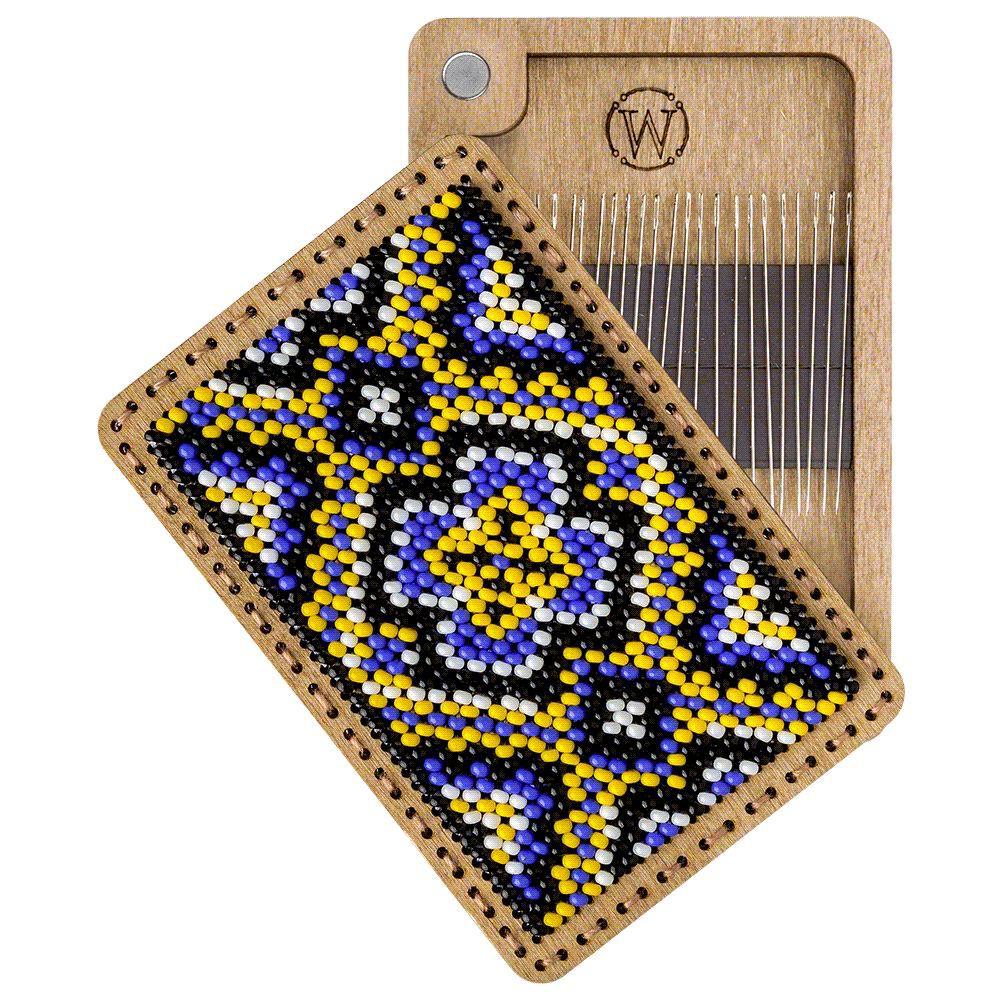Crafts Bead Embroidery Kit for creating a pin cushion FLZB(N)-100 - Image 5