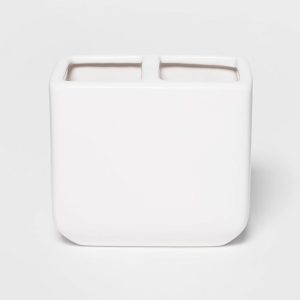 Oversized Toothbrush Holder White