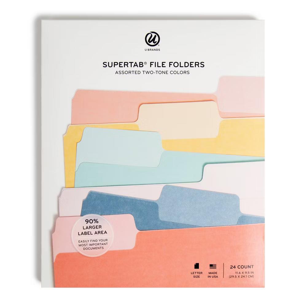 24ct Super TabFile Folders - Two Toned - Image 6