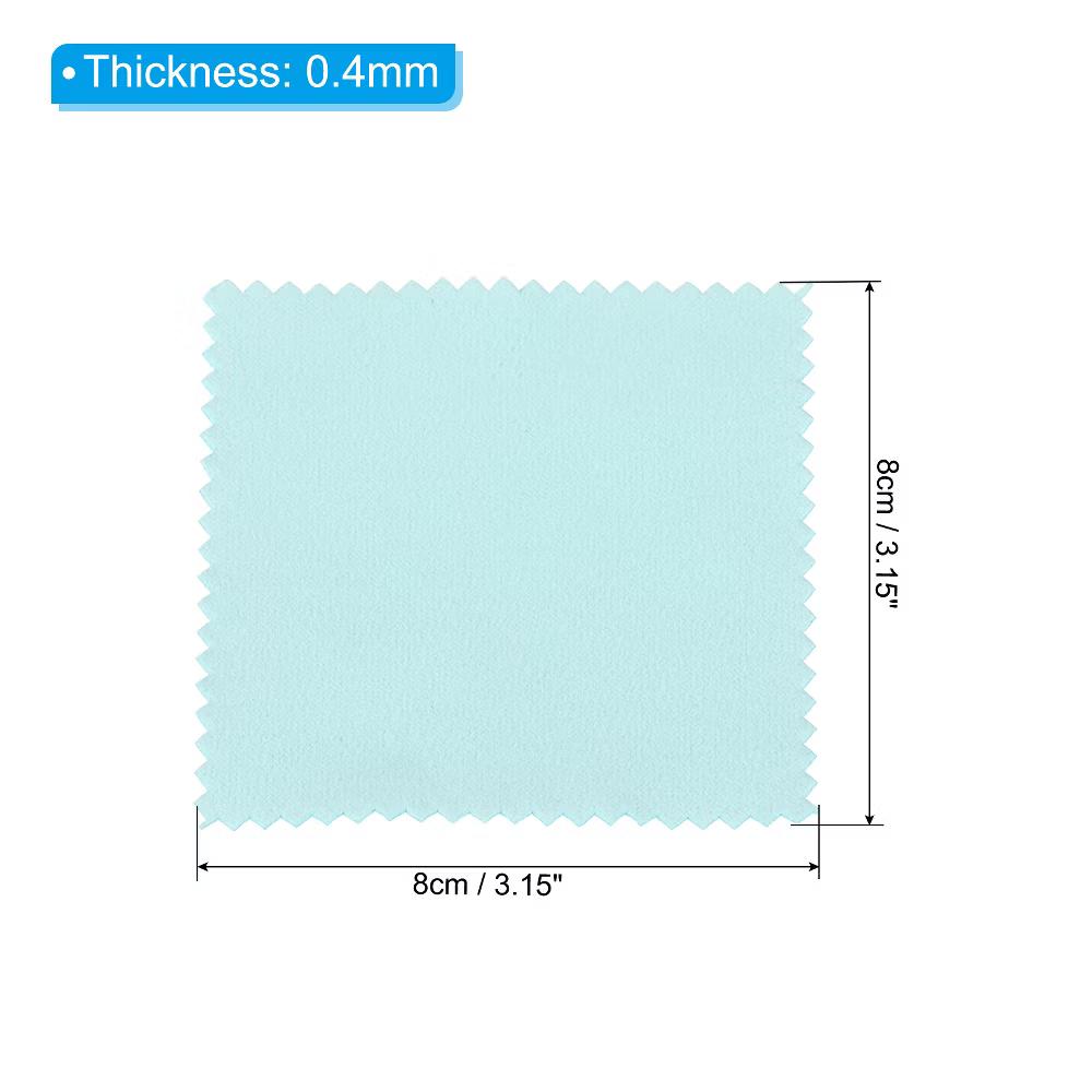 Reusable Double-Sided Microfiber Jewelry Cleaning Cloth 100 Pcs - Image 5