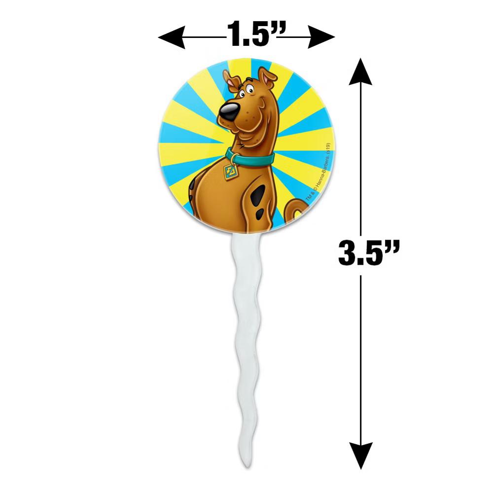 Scooby Doo Character Cupcake Picks Toppers Decoration Set of 6 - Image 3