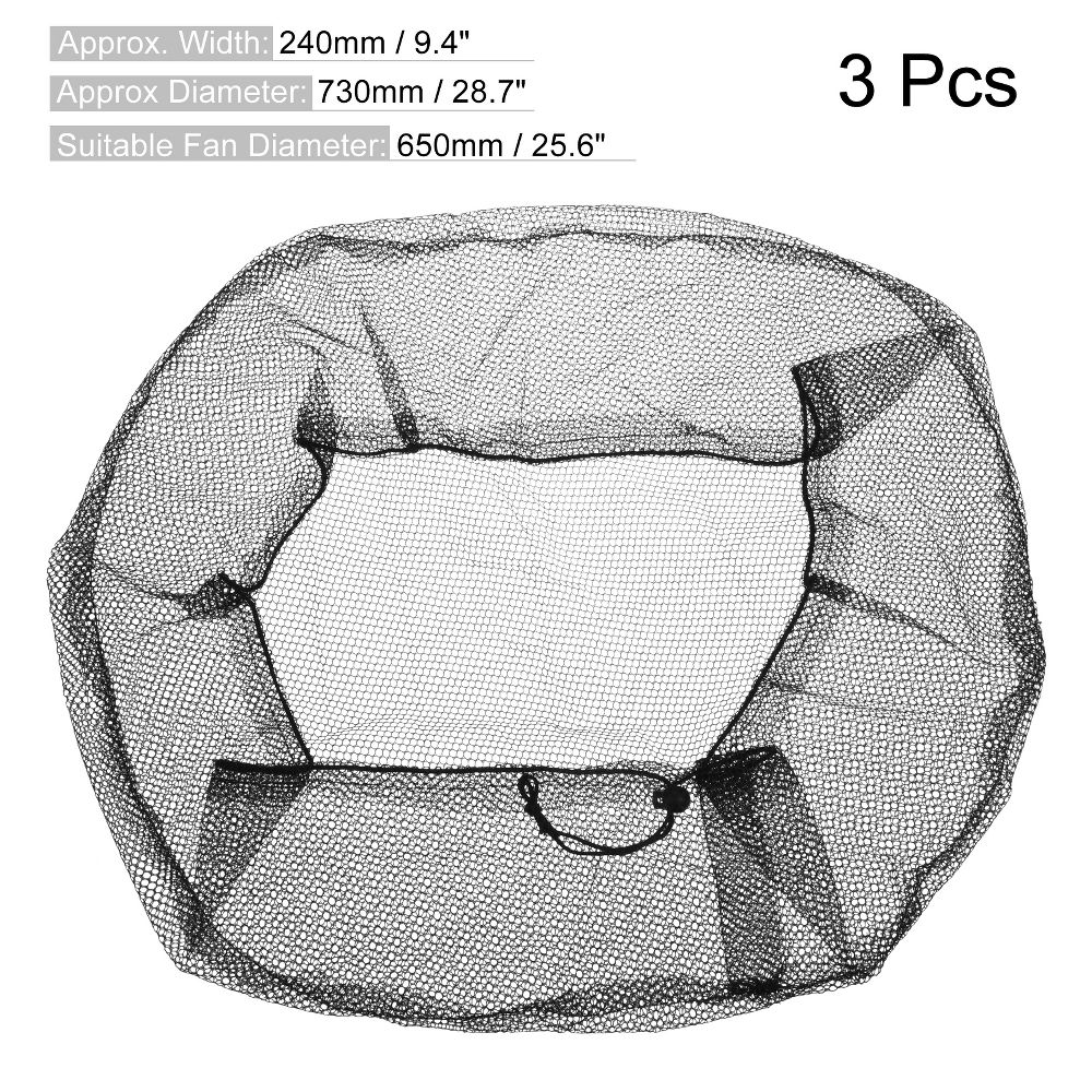 Washable Dustproof Soft Mesh Electric Fan Dust Covers 3 Pcs - Image 9