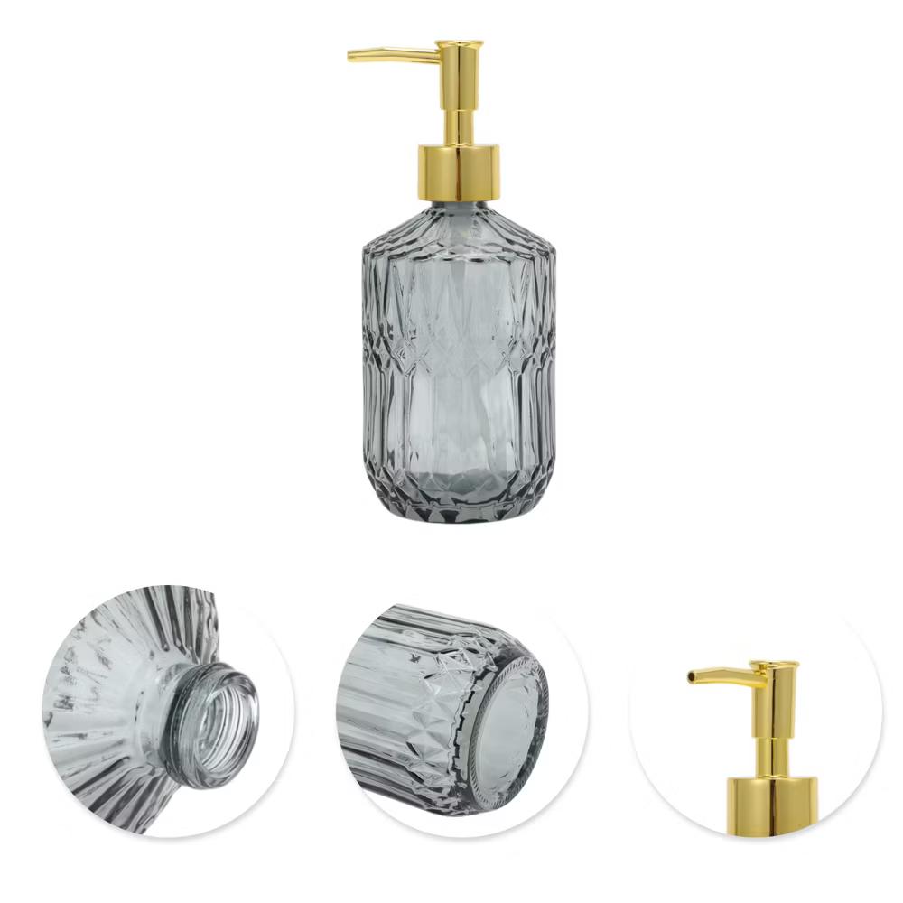 Reusable Round Bottom Bamboo Grain Soap Dispenser 13.53oz 1 Pc - Image 18