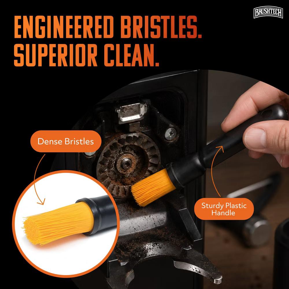 Brushtech Coffee Grinder Dusting Brush - Image 7