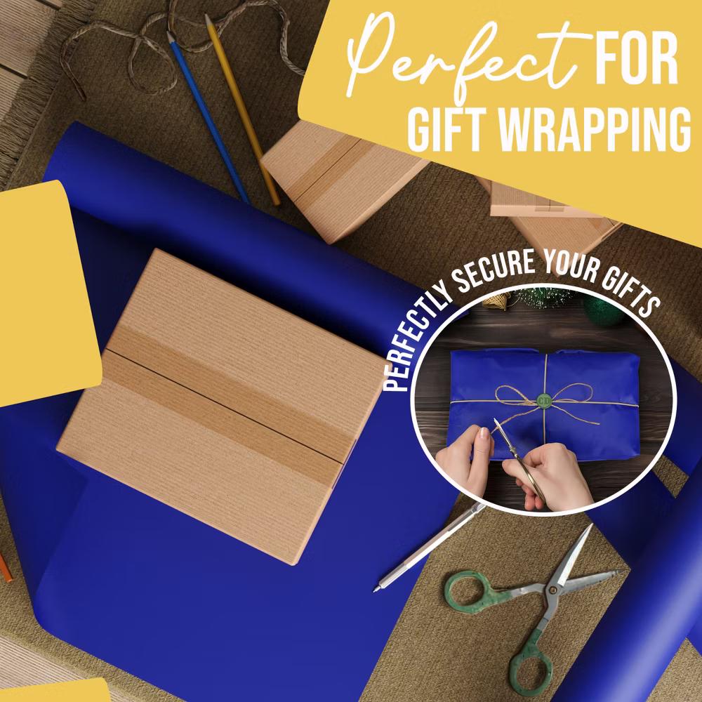 Exquisite Colored Kraft Paper Roll 17.5 In 110 Ft Kraft Wrapping Paper Craft Paper Shipping Paper Kraft Paper Roll Gift Wrap - Image 8