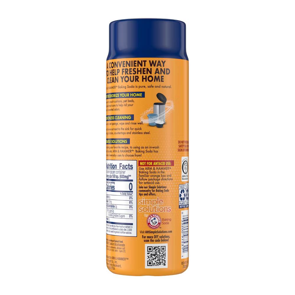 Arm & Hammer Baking Soda Shaker Air Freshener - 12oz: Solid Form, Non-Powered, Scented - Image 2
