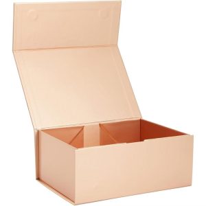 Stockroom Plus Bridesmaid Gift Boxes, Set of 6, Rose Gold, Magnetic Closure Gift Boxes for Wedding Favors, Jewelry & Bridesmaid Gifts