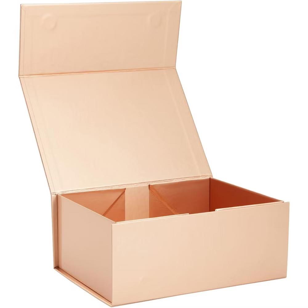 Stockroom Plus Bridesmaid Gift Boxes, Set of 6, Rose Gold, Magnetic Closure Gift Boxes for Wedding Favors, Jewelry & Bridesmaid Gifts