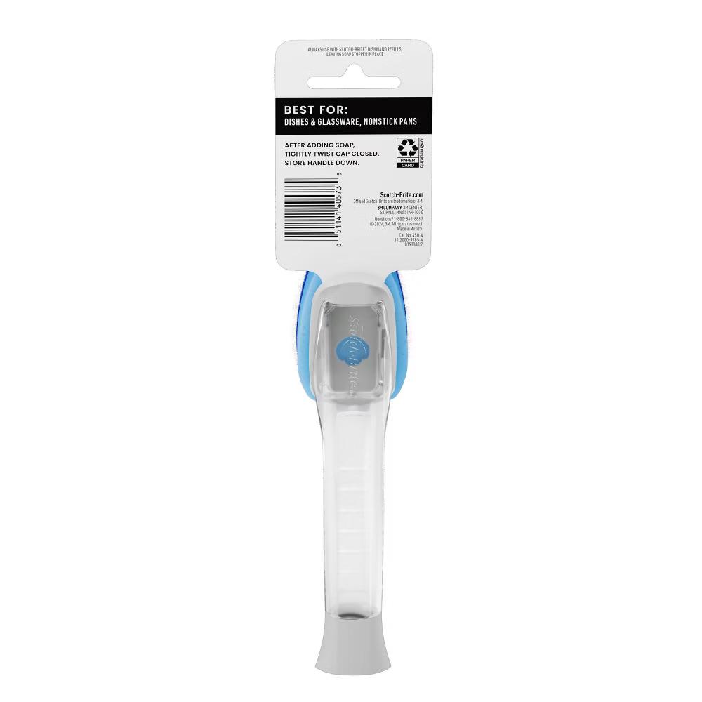 Zero-Scratch Dishwand with Built-in Soap Dispenser: Reusable, Multi-Surface Cleaning Tool - Image 5