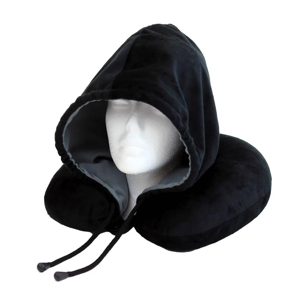 WOLF Hooded Travel Neck Pillow - Image 3