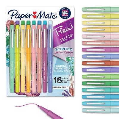 Paper Mate Flair 16pk Pens Multicolored Scented: Porous Point 0.7mm, Art & Stationery, Felt Tip, Papermate Pens - Image 2