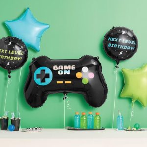 5ct Video Game Happy Birthday Foil Balloon Bouquet