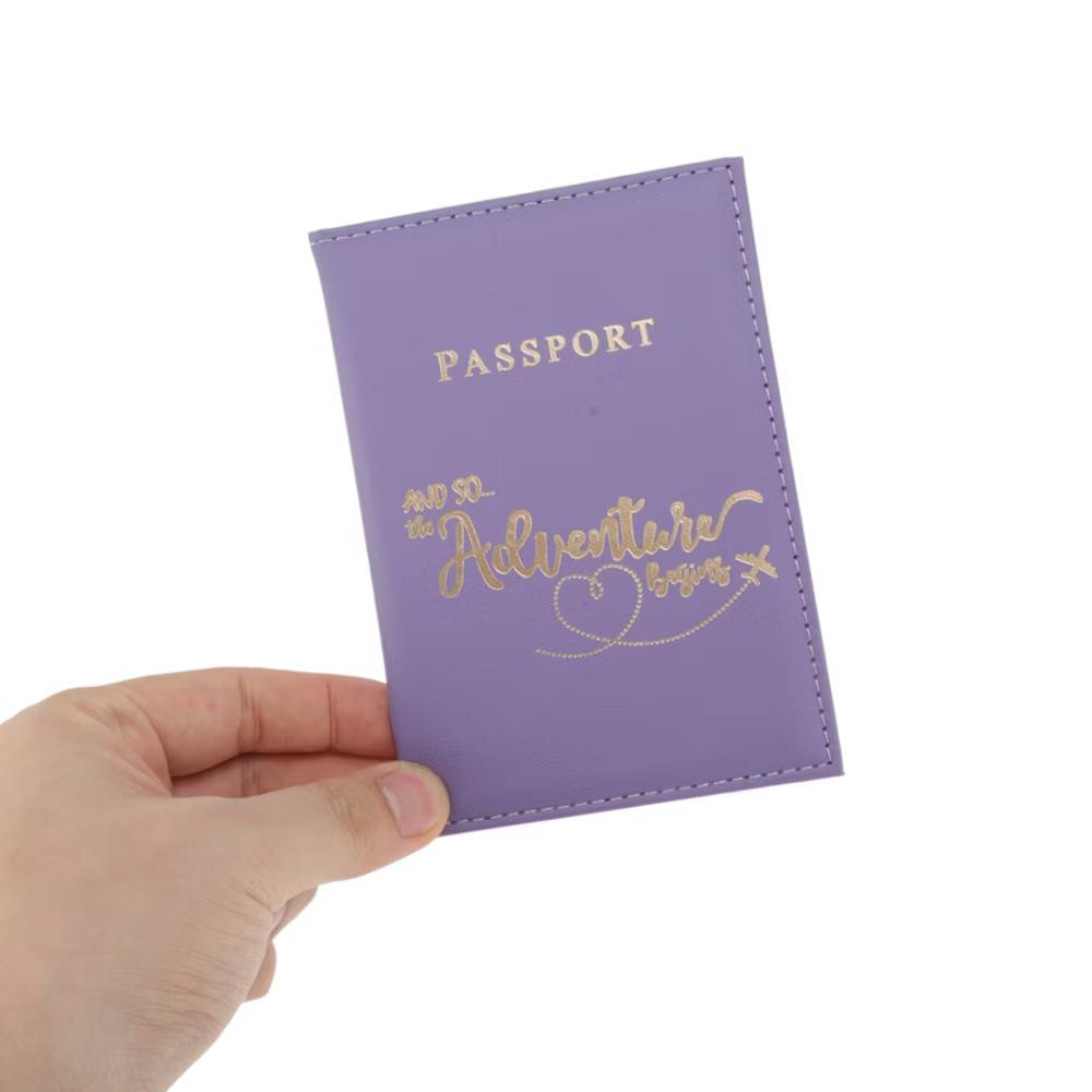 Letters Design Passport Holder 1 Pc - Image 36