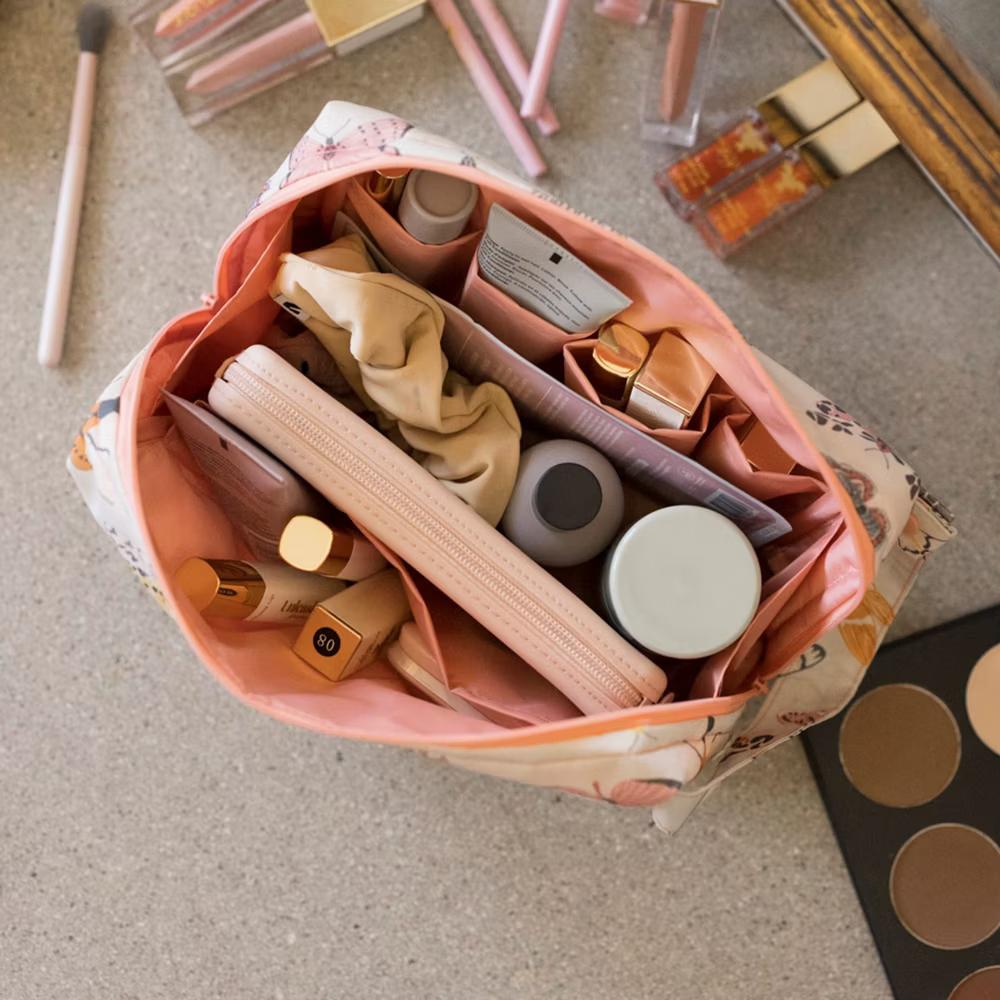 Waterproof Makeup Bag – Portable Travel Cosmetic Organizer with Handle and Secure Zipper - Image 39