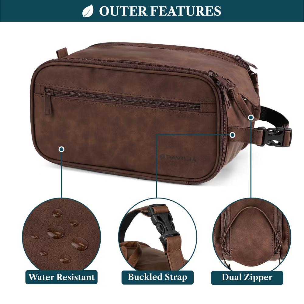 Toiletry Bag Women Men, Travel Toiletries Organizer Case, Essentials Shaving Dopp Kit, Cosmetic Make Up Accessories - Image 20