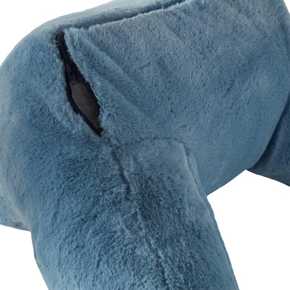 Kensington Garden Faux Fur Bed Rest Support Pillow - Image 7