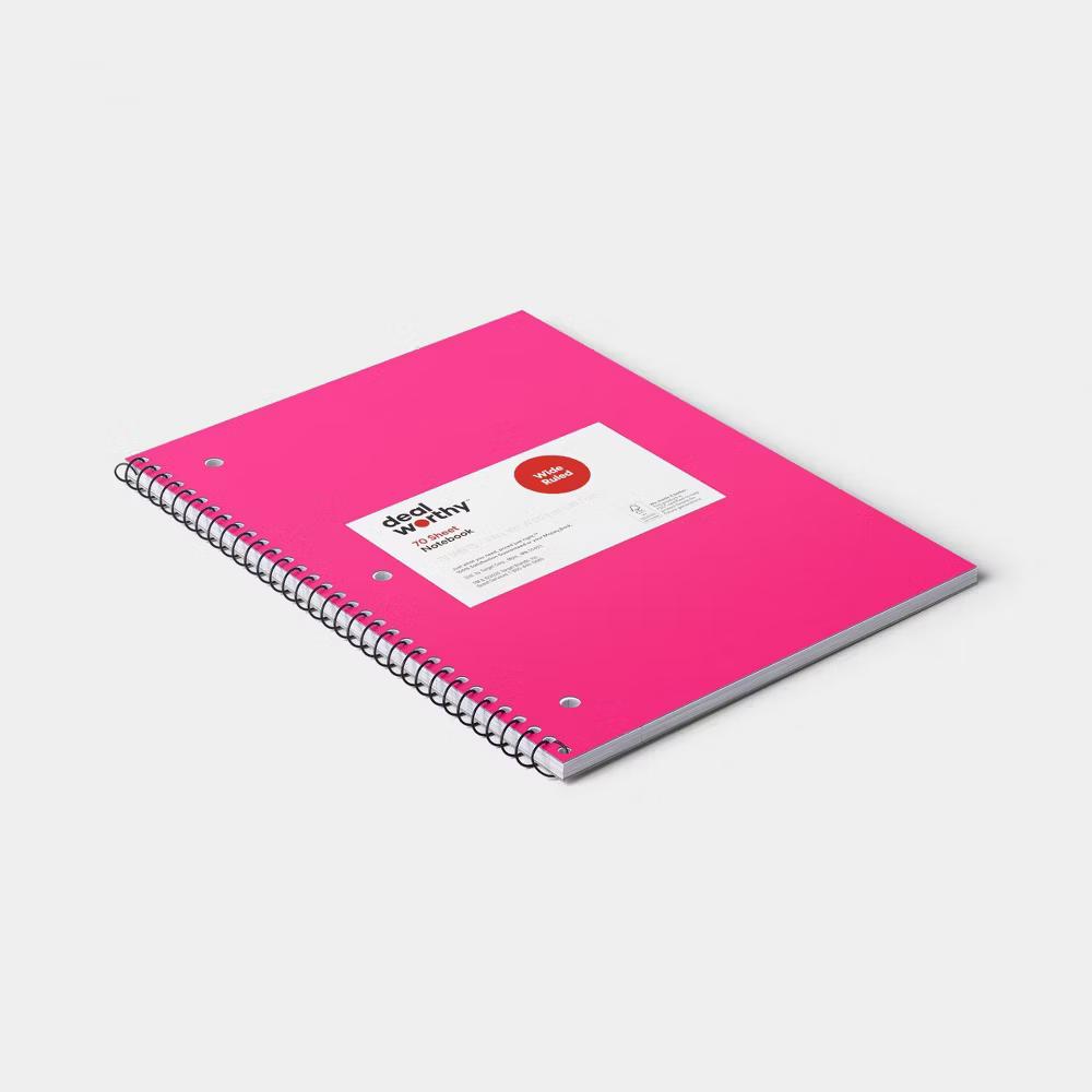Subject Spiral Notebook Wide Ruled - Image 22