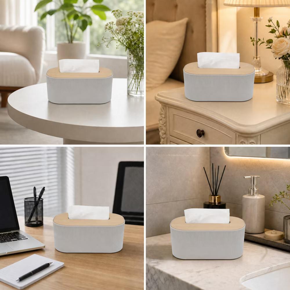 Vertical Stripes Tissue Box Cover 1 Pc - Image 13