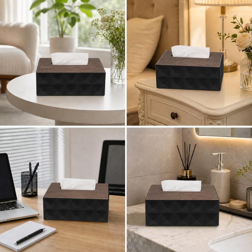 Rectangular Tissue Box Cover 1 Pc - Image 9