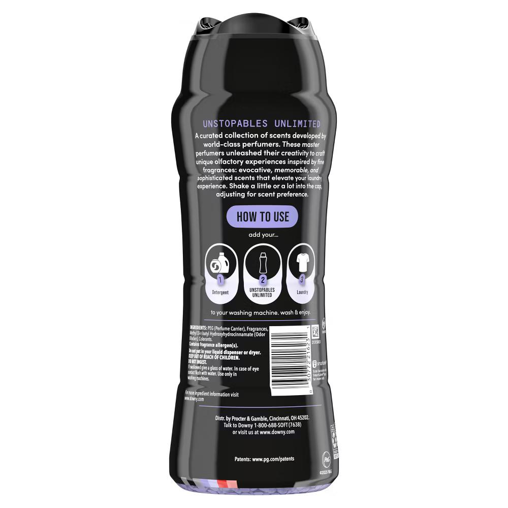 Unstopables Unlimited Collection In Wash Scent Booster Beads No. 37 Laundry Additives - Bergamot Orris Vetiver - 21.1oz - Image 3
