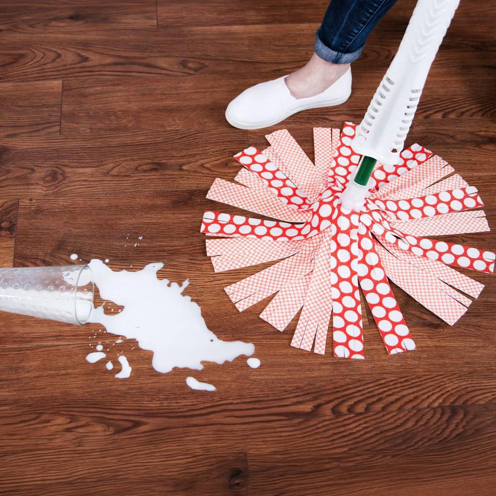 Libman Wonder Mop: Steel Handle, Microfiber, Non-Abrasive, For Multi-Surface Use - Image 10