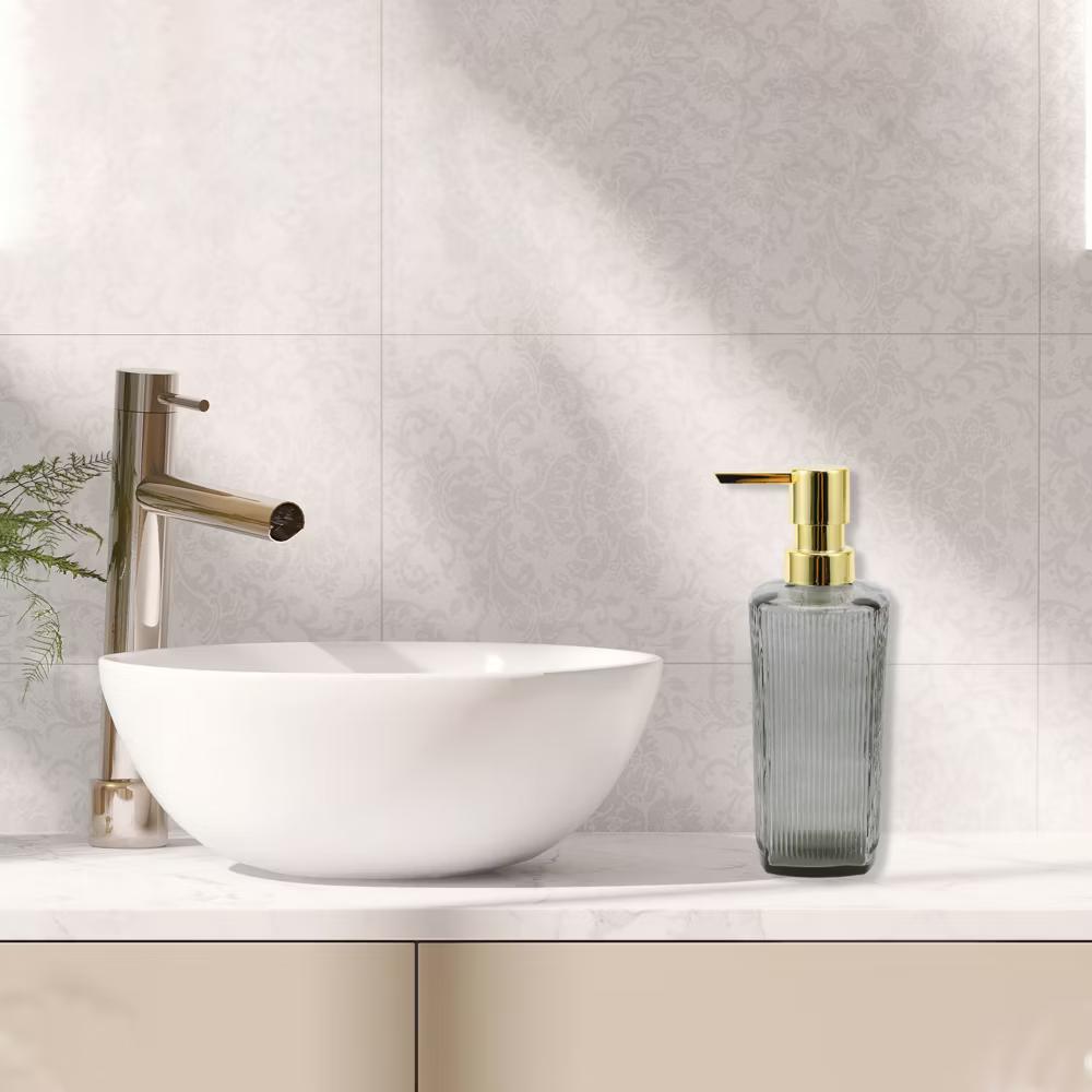 Classic Vertical Lines Soap Pump Dispenser for Bathroom 350ml 1 Pc - Image 26