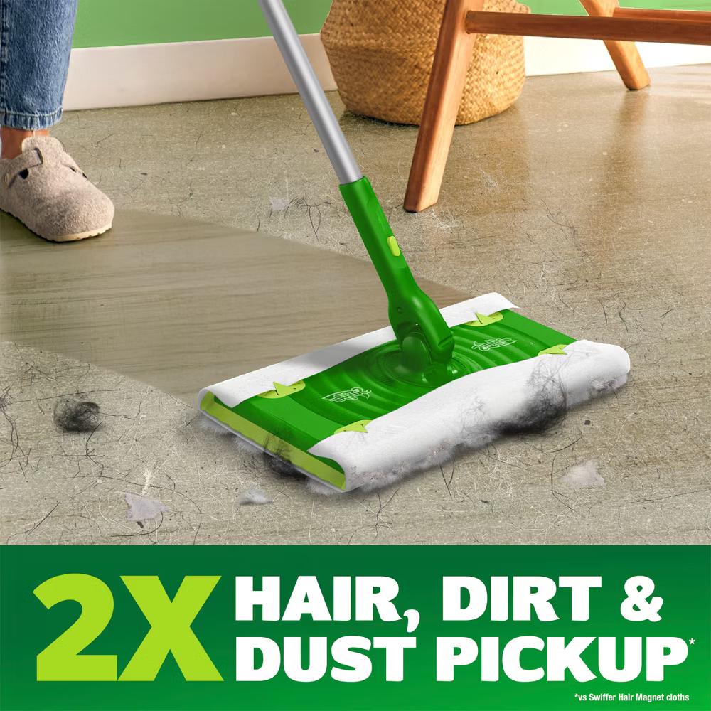 Swiffer Unscented Sweeper Hair Magnet Deluxe Starter Kit Floor Cleaners - 9pc - Image 12