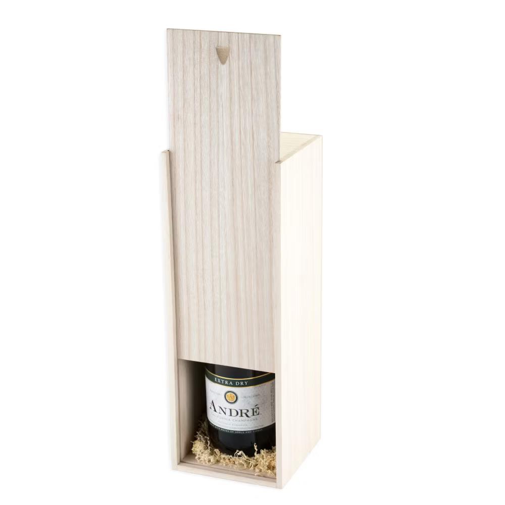 Twine Paulownia Bottle Wood Decorative Wine Box - Image 27